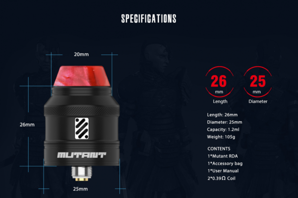 Mutant RDA Specs