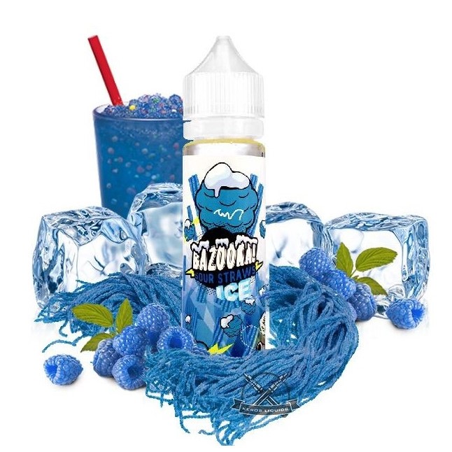 Blue Raspberry Sour Ice by Bazooka - Vape Saudi