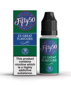 Apple and Blackcurrant - Fifty 50 3 Fifty 50 Premium E Liquid 18mg