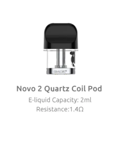 Smok Novo 2 Replacement Pods 1 Smok Novo 2 Quartz Pod