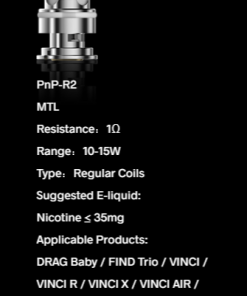 Voopoo PnP Coils 6 Voopoo PnP R2