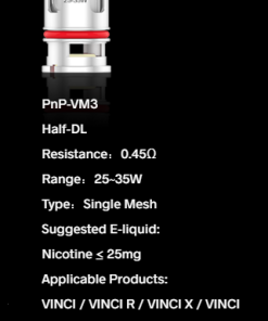 Voopoo PnP Coils 3 Voopoo PnP VM3