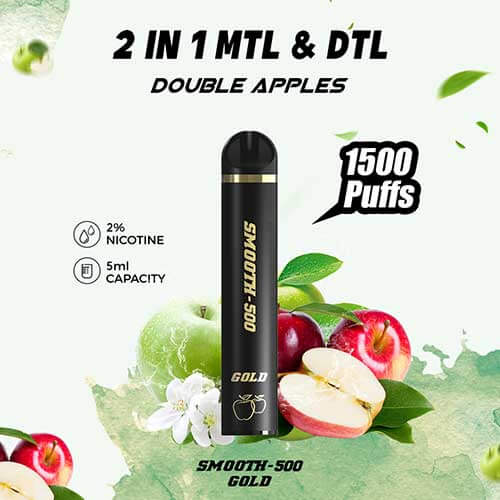 Double Apple by Smooth 500 Gold Double Apple by Smooth 500 Gold