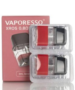 Xros Replacement Pod by Vaporesso 1 vaporesso xros replacement pods 0.8ohm xros pod box and blister pack